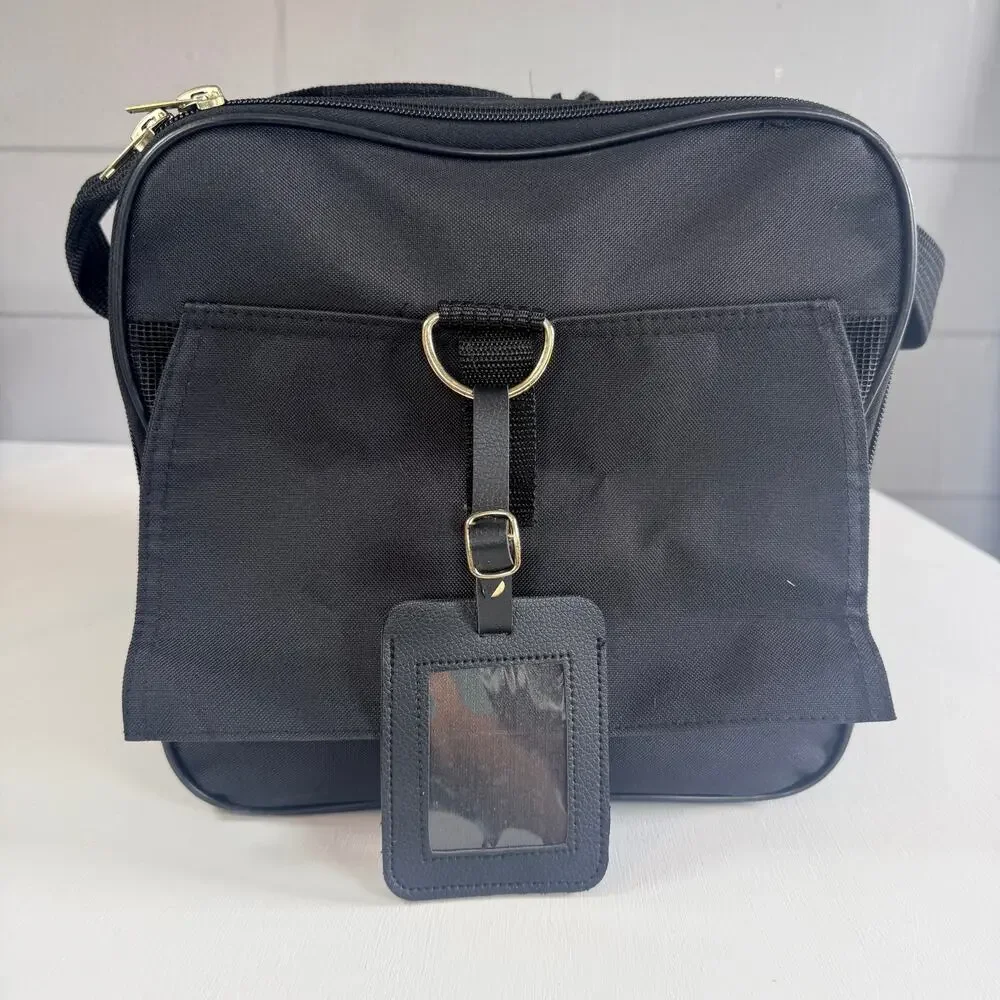 Sherpa Delta Airline Approved Travel Pet Carrier Medium Black -Under Seat Travel